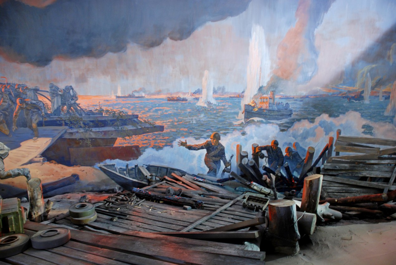 Диорама Сталинградская битва в Волгограде